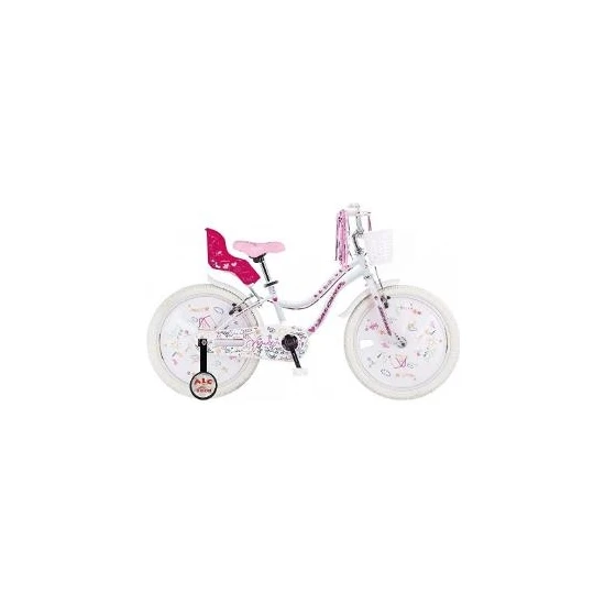 Salcano Muki 20 Beyaz-Pembe Kız Çocuk Bisikleti 25225