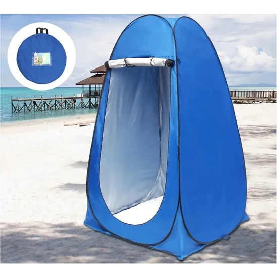 Giyinme Çadırı Kamp Duş Tuvalet Çadırı Soyunma Çadır Portatif Otomatik Çadır Kamp Duş Çadırı