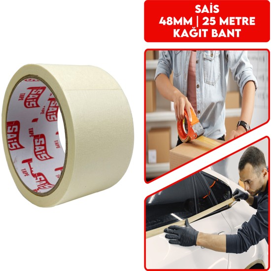 Sais 48 Mm 25 Metre Kağıt Bant Fiyatı - Taksit Seçenekleri