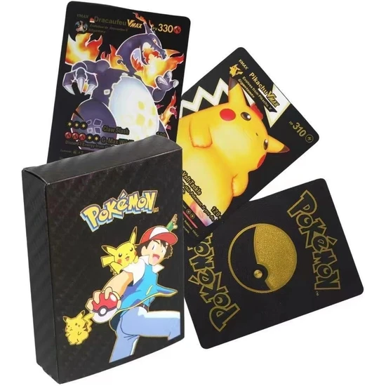 Pokemon Pokémon English Black Flash Kart Seti Pokemon Black Boxed Oyun Kartları 55 Parçalık Bir Kutu (Yurt Dışından)