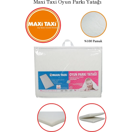 Maxi Taxi Oyun Parkı Yatağı %100 Pamuk