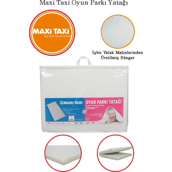 Maxi Taxi Oyun Parkı Yatağı Sünger