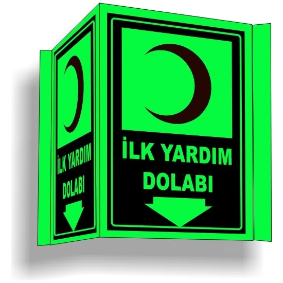 Gündoğdu Fosforlu Ilk Yardım Dolabı Levhası