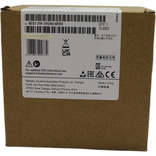 New Siemens 6ES7214-1HG40-0XB0 6ES7 214-1HG40-0XB0 SIMATIC S7-1200 CPU