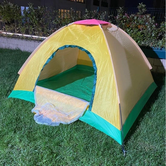 Findit Kolay Kurulumlu Pratik Kamp Çadırı 4 Kişilik (200X200X135)