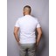 Unisex Beyaz Ön Baskılı Arka Düz Oversize T-Shirt 3