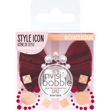 Invisibobble Bowtique British Royal Kadife Fiyonk Saç Tokası