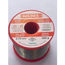 Soldex SN60 PB40 0.75MM 500GR Lehim Teli
