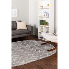 Angora Home Sparkle Koleksiyonu Dokuma Makine Halısı GL1001 160 X 240 Oval