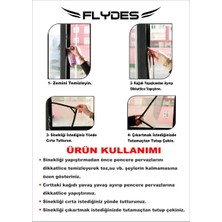 Flydes ( Ölçünüze Özel Üretim ) Cırt Cırtlı Yapışkanlı Fiberglass Hazır Sineklik