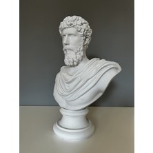 Büyük Marcus Aurelius Dekoratif Biblo Heykel