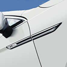 Volkswagen Passat B8 - B8.5 R Line Çamurluk Çitası Logo 4 Parça