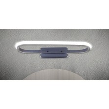 D-Light Ufo Siyah LED Aplik Beyaz
