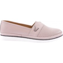DGN 535-23Y Kadin Lazerli V Tokali Lastik Detayli Comfort Ayakkabi