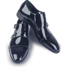 Cengiz İnler Rugan Tokalı Klasik Erkek Ayakkabı