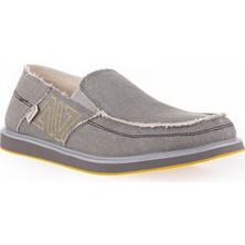 Vaneda Linen Espadril 1331 Keten Erkek Ayakkabı Gri