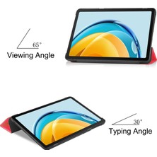 Xhappy Huawei Matepad Se 10. 4 Üç Katlı Voltaj Ultra Ince Düşmeye Dayanıklı Tablet Kılıfı (Yurt Dışından)