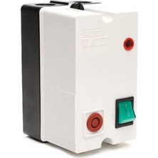 Emas HJ11A09UM Hj Serisi 9A 220-230V/50-60HZ Anahtar+Reset Buton+Sinyalli 5,30-7,50A Termikli Kutulu Kontaktör
