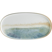 Bonna Porselen Fium Hygge 2 Parça 30 cm Oval Tabak Seti