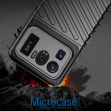 Microcase Xiaomi 11 Ultra Thunder Serisi Darbeye Dayanıklı Silikon Kılıf - Siyah AL3421