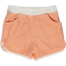 Panço Kız Bebek Parçalı Havlu Şort