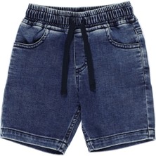 Panço Erkek Bebek Yıkamalı Denim Şort