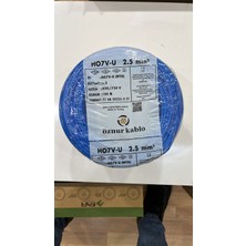 Öznur 2.5 mm Nya Tek Damar Mavi 100 Metre