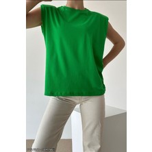 keyymod Yeşil Kolsuz Tişört