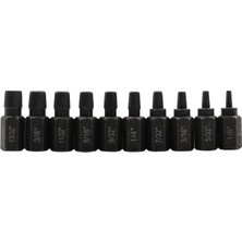 Lotin 10X Vidalı Çıkarıcı 3,5 mm Ila 10.5mm Erkek ve Kadınlar Için Ev Onarım Hediyeleri Çıkarıyor (Yurt Dışından)