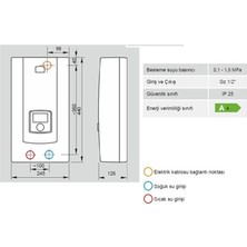 Kospel Ppe2 Elektrikli LCD Ani Su Isıtıcı Şofpen