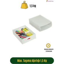 Starlightning Gizli Çekmece Organizer Masa Altı Saklama Kabı Büyük Boy Dikey Demonte Mdf Beyaz Renk