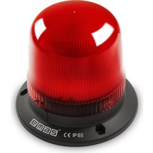 Emas IT120R024 It Serisi Kırmızı 24V Ac/dc LED Tepe Lambası 120MM