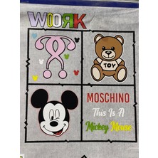 Gönülden Tasarım 22X19 cm Ütü Ile Yapışan Çizgi Film Kahramanlar Aplike Tişört Baskı Çocuk Tişört Baskı