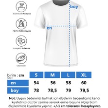 Amazing Crash Beyaz Bisiklet Yaka Ön Arka Baskılı Oversize Kalıp Unisex T-Shirt