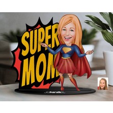 Bk Gift Kişiye Özel Anneler Günü Karikatürlü 3D Ahşap Biblo, Anneler Günü Biblo, Ahşap Biblo, Anneye Hediye, Ev Dekoru-12