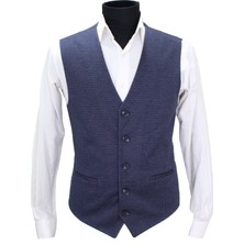 Mentor Regalo Erkek Yelek V Yaka Lacivert Desenli 50523