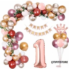 Çıtıpıtıstore Lüks 1 Yaş Balon Set