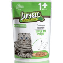 Jungle Kedi Tavuklu 100 gr Pouch