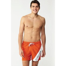 U.S. Polo Assn. 23001 Turuncu Cepli Orta Boy Erkek Deniz Şortu