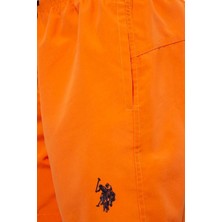U.S. Polo Assn. 21000 Turuncu Cepli Orta Boy Erkek Deniz Şortu
