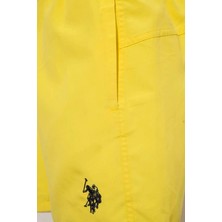 U.S. Polo Assn. 21000 Sarı Cepli Orta Boy Erkek Deniz Şortu