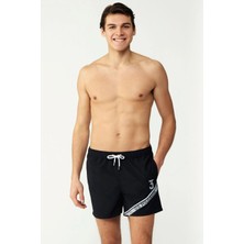 U.S. Polo Assn. 23006 Siyah Cepli Orta Boy Erkek Deniz Şortu