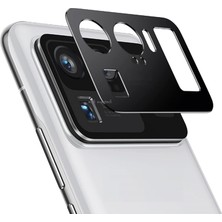 MTK Moveteck Xiaomi Mi 11 Ultra Kamera Lens Koruyucu Cam Çizilmeye ve Darbeye Dayanıklı 3D Hd Kamera Koruma