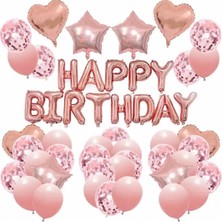 Çıtı Pıtı Store Çıtıpıtıstore Lüks Happy Bırthday Balon Set