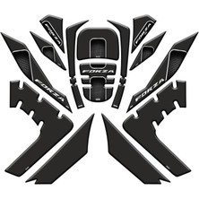 Gogomoto Honda Forza 2018 - 2020 Uyumlu Tank Pad Set 003