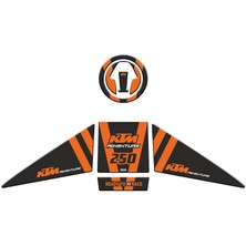 Gogomoto Ktm 250 Adventure 2019 - 2022 Uyumlu Tank Pad Set 003
