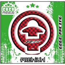 Gogomoto Yamaha R25 2014 - 2018 Uyumlu Depo Kapak Pad 004