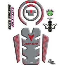 Gogomoto Yamaha MT07  2021 - 2023 Uyumlu Tank Pad 005
