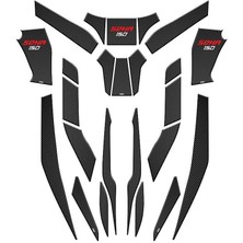 Gogomoto Kanuni Seha 150 2022 Uyumlu 24 Parça Tank Pad Set 002