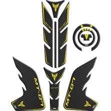 Gogomoto Yamaha MT07 2018 - 2020 Uyumlu Tank Pad Set 001